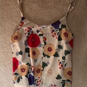 CAbi Multicolor Floral Camisole